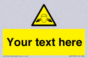 Custom Noise Hazard Sign